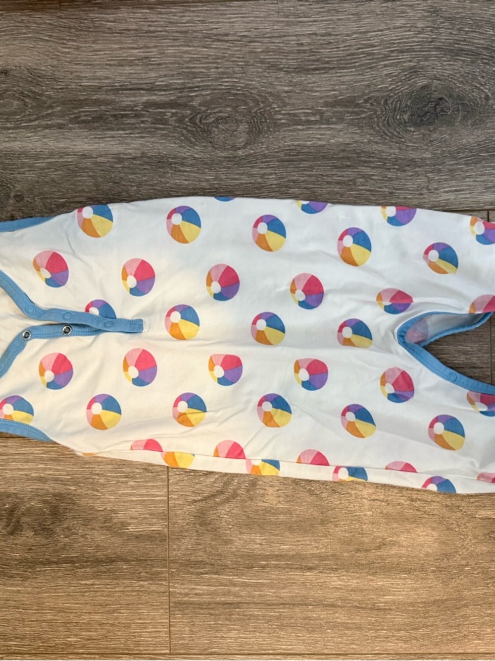 Monica & Andy Romper Beach Ball Print